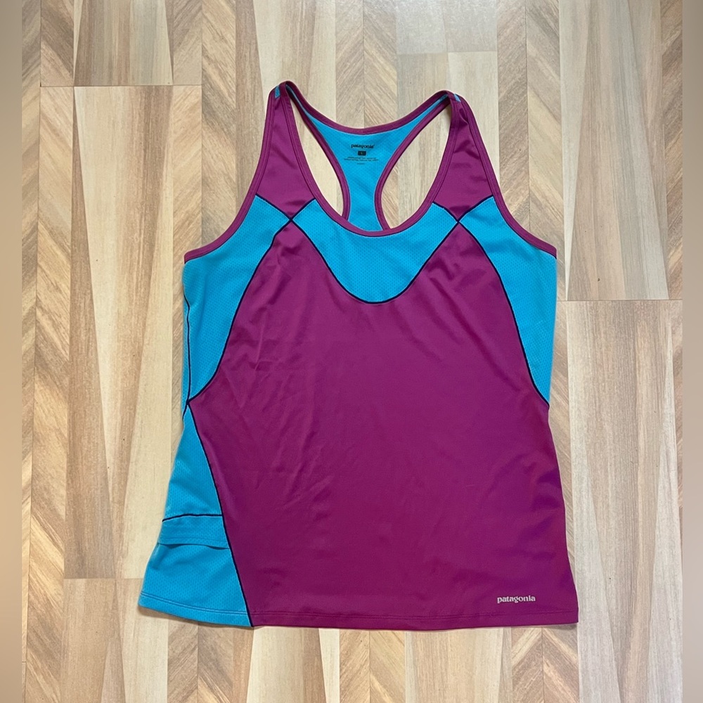 Patagonia purple/blue tank